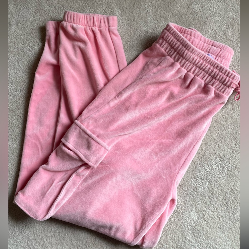 Pink Velvet Matching Set - Picture 3 of 4